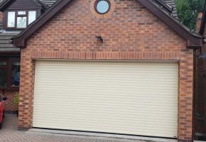 Roller garage door fitted in Sandbach